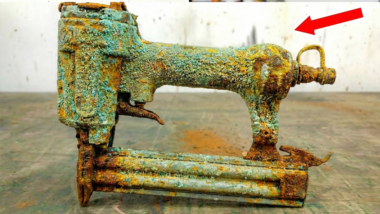 Total restoration of a rare 1960s vintage air nailer | Restore TV
