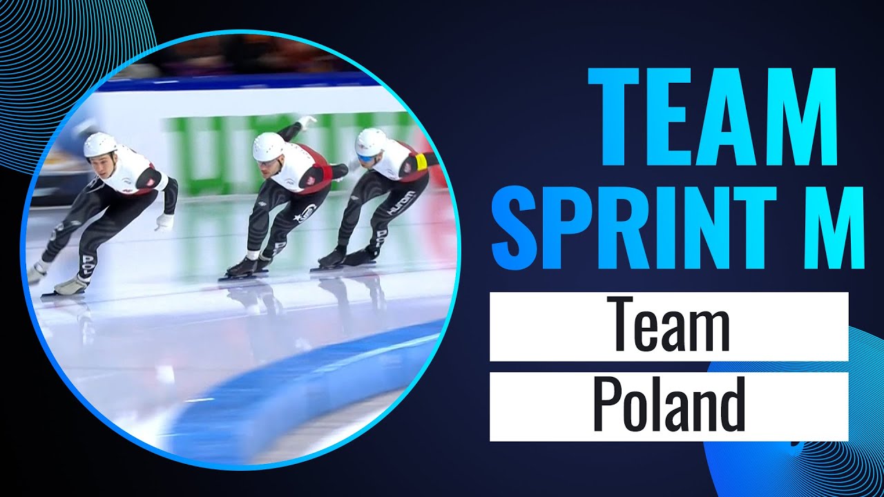 POLAND | Gold | Team Sprint Men| Heerenveen 2024 | #SpeedSkating