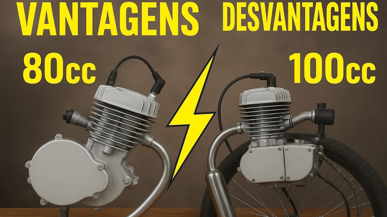 80cc x 100cc VANTAGENS E DESVANTAGENS!!! 🫡 
