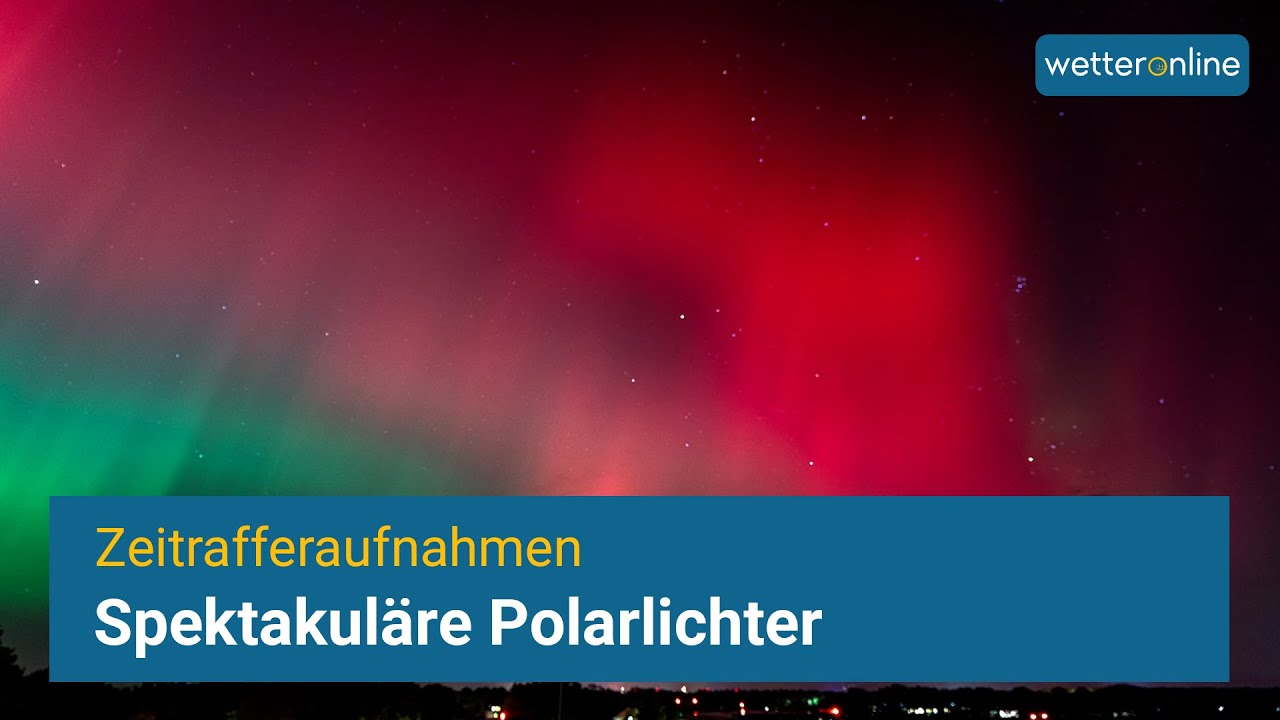 Spektakuläre Polarlichter im Zeitraffer ✨
