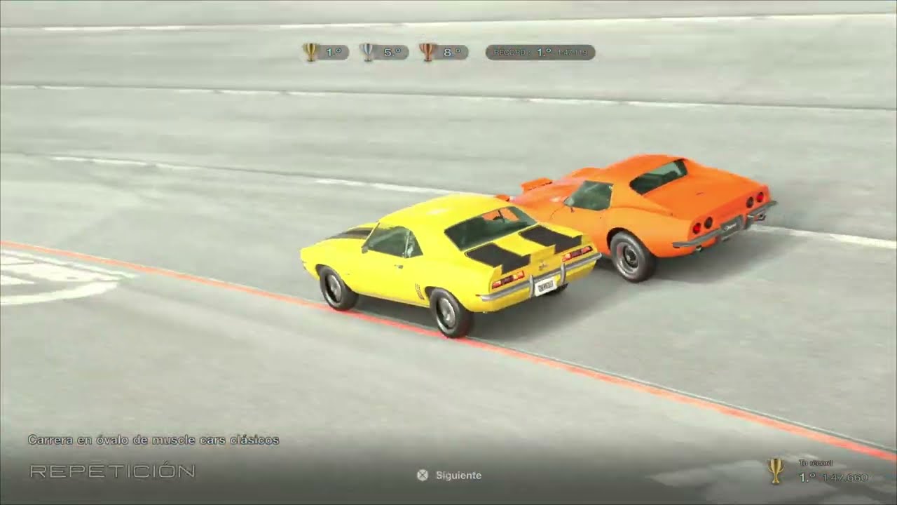 Gran Turismo 7| Magic Mountain| Carrera En El Óvalo De Muscle Cars Clásicos