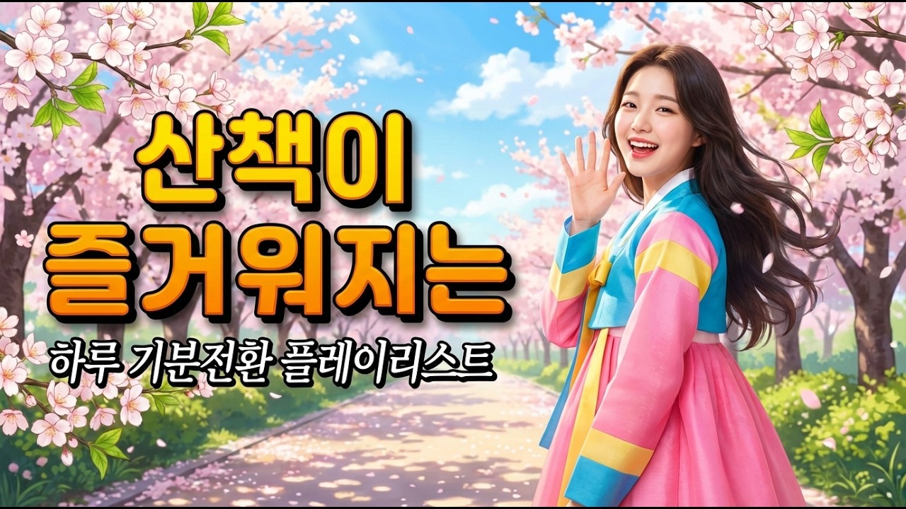 산책할 때 기분 좋아지는 트로트 모음｜발걸음 가벼워지는 힐링 플레이리스트