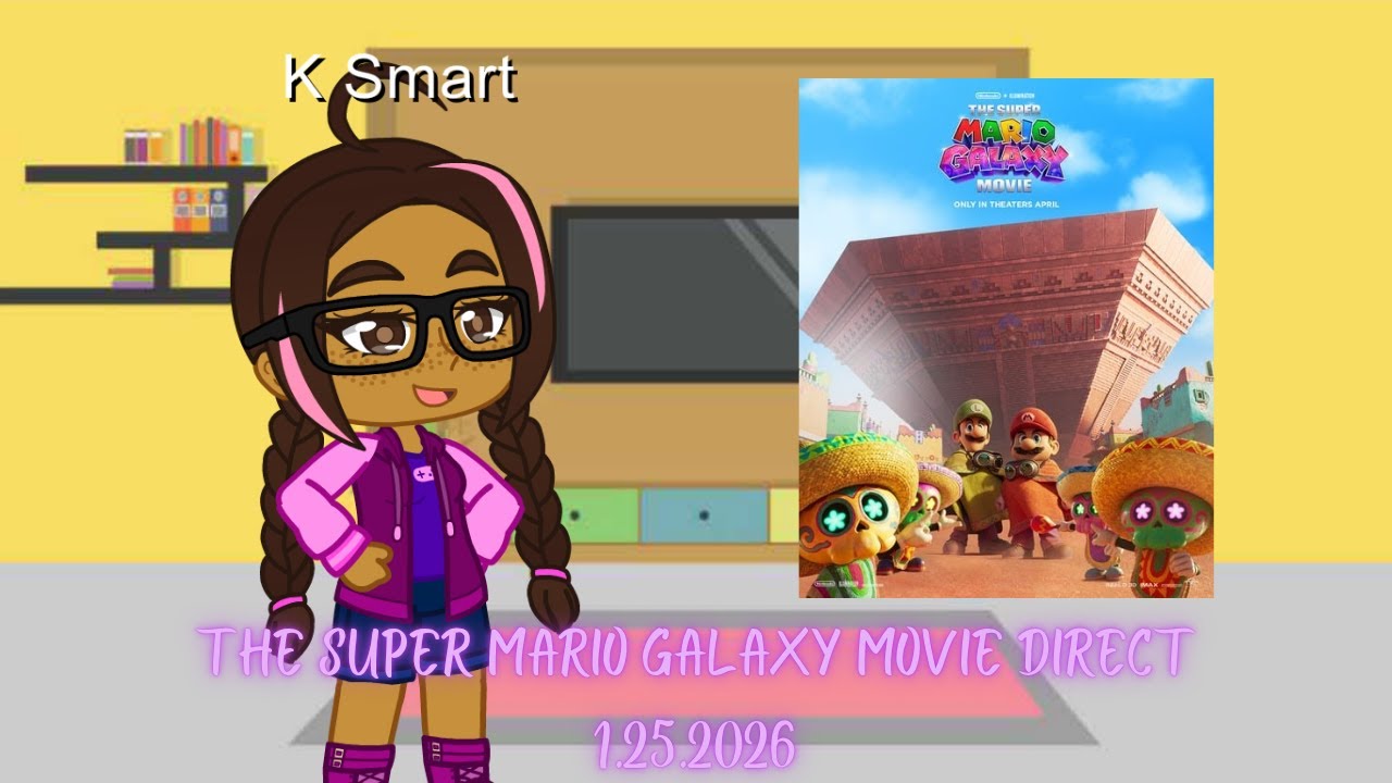 K Smart Reacts To: The Super Mario Galaxy Movie Direct 1.26.2026