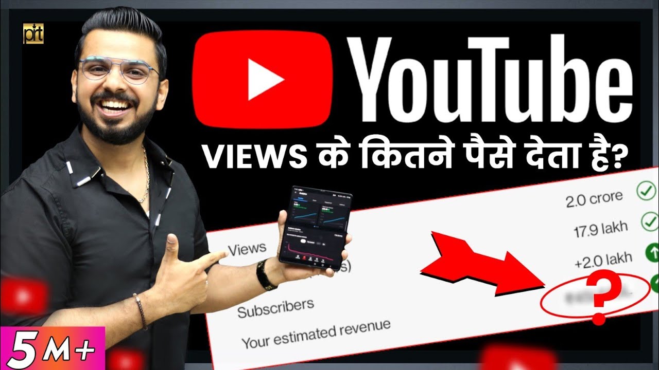 Real Income from Youtube | How Much Youtube Pays? | Youtube Views Ke Kitne Paise Deta Hai?
