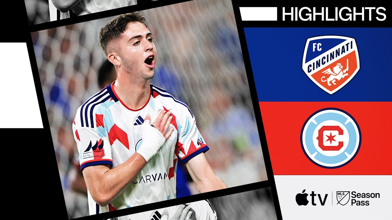 FC Cincinnati vs. Chicago Fire FC | Full Match Highlights | July 17, 2024
