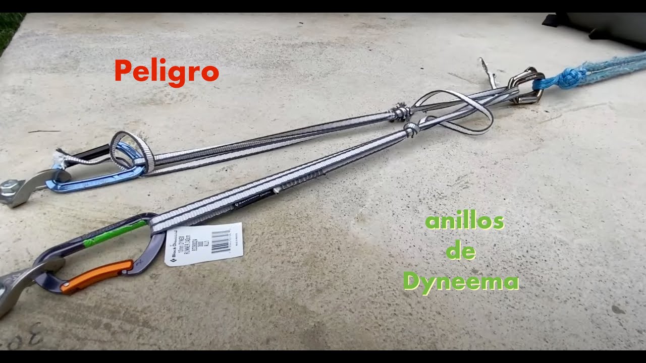 ¡¡ Peligro !! anillos de dyneema
