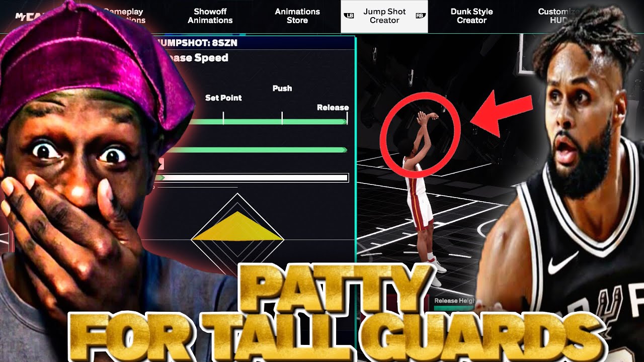PATTY MILLS JUMPSHOT FOR TALL GUARDS ON NBA2K25 SEASON 8