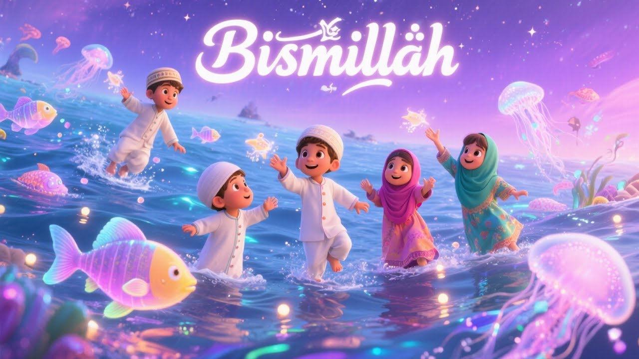 বিসমিল্লাহ্‌ বলেই সব কাজ শুরু! | Bismillah Islamic Song @puraulta #viral #kidssongs #cartoon