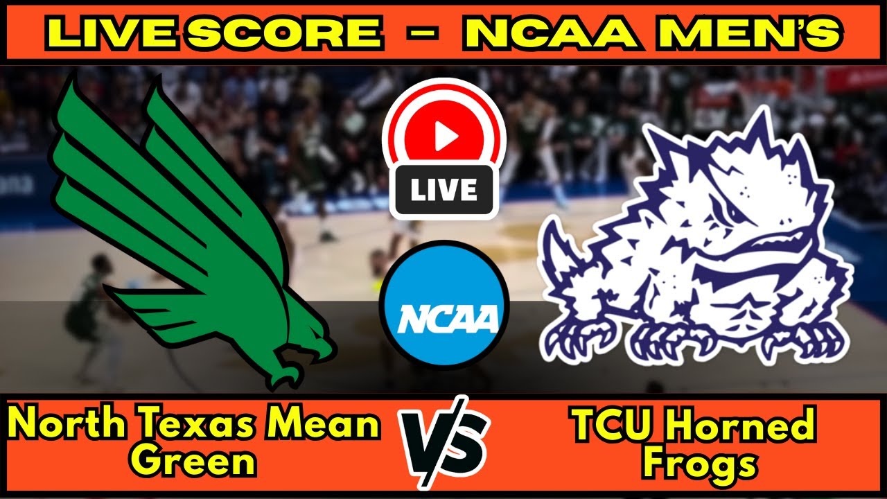 🔴 North Texas Mean Green vs TCU Horned Frogs | NCAA Men&rsquo;s Basketball | Live Score Update December 7