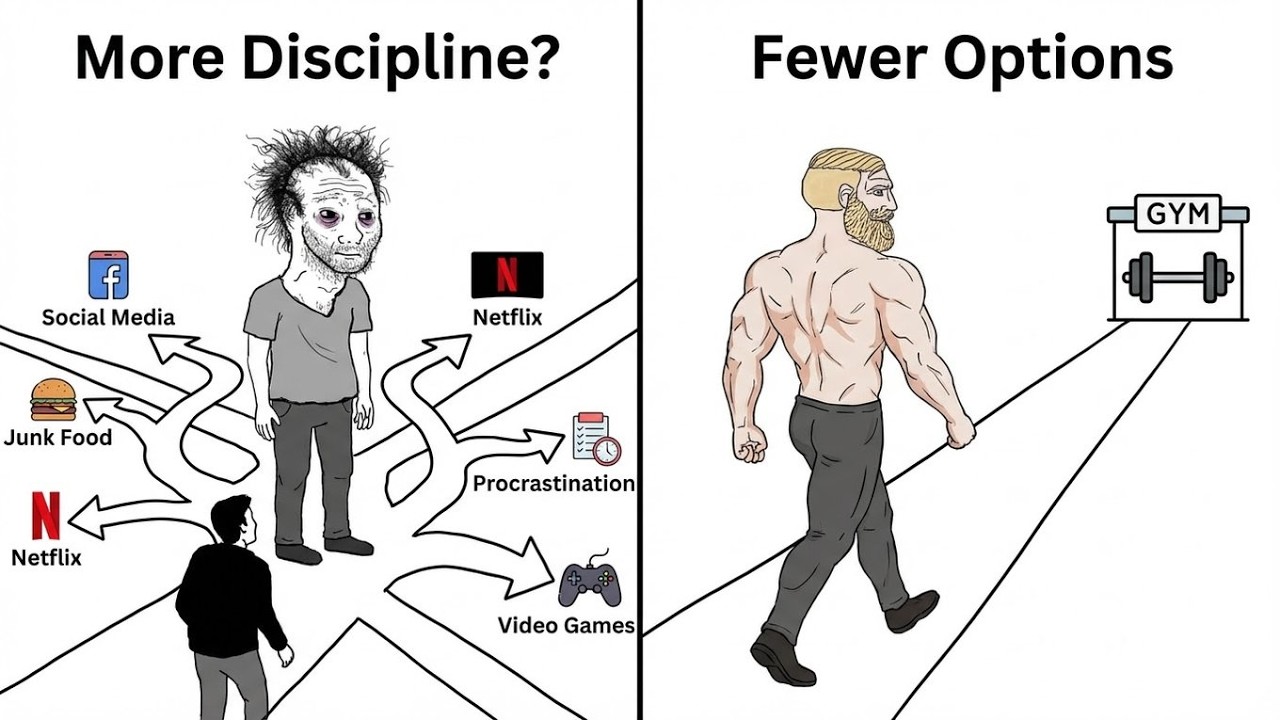 You Don't Need More Discipline, You Need Fewer Options