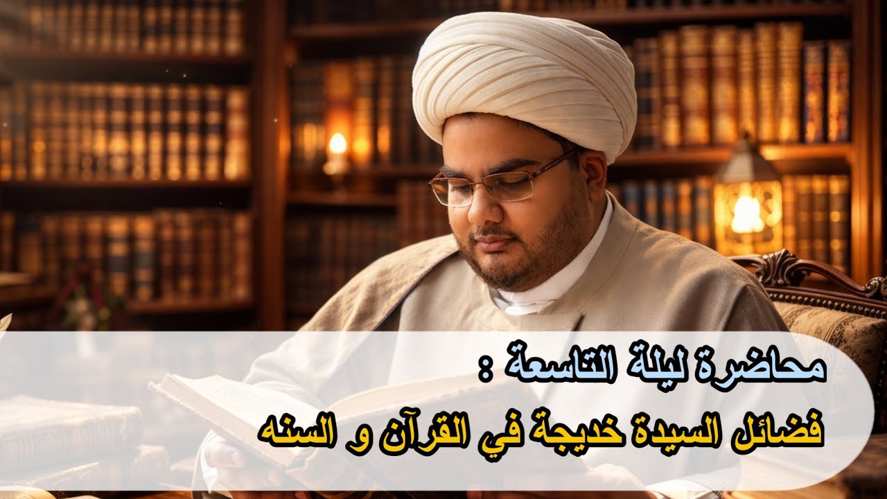 محاضرة ليلة التاسعه: فضائل السيدة خديجة في القرآن والسنه