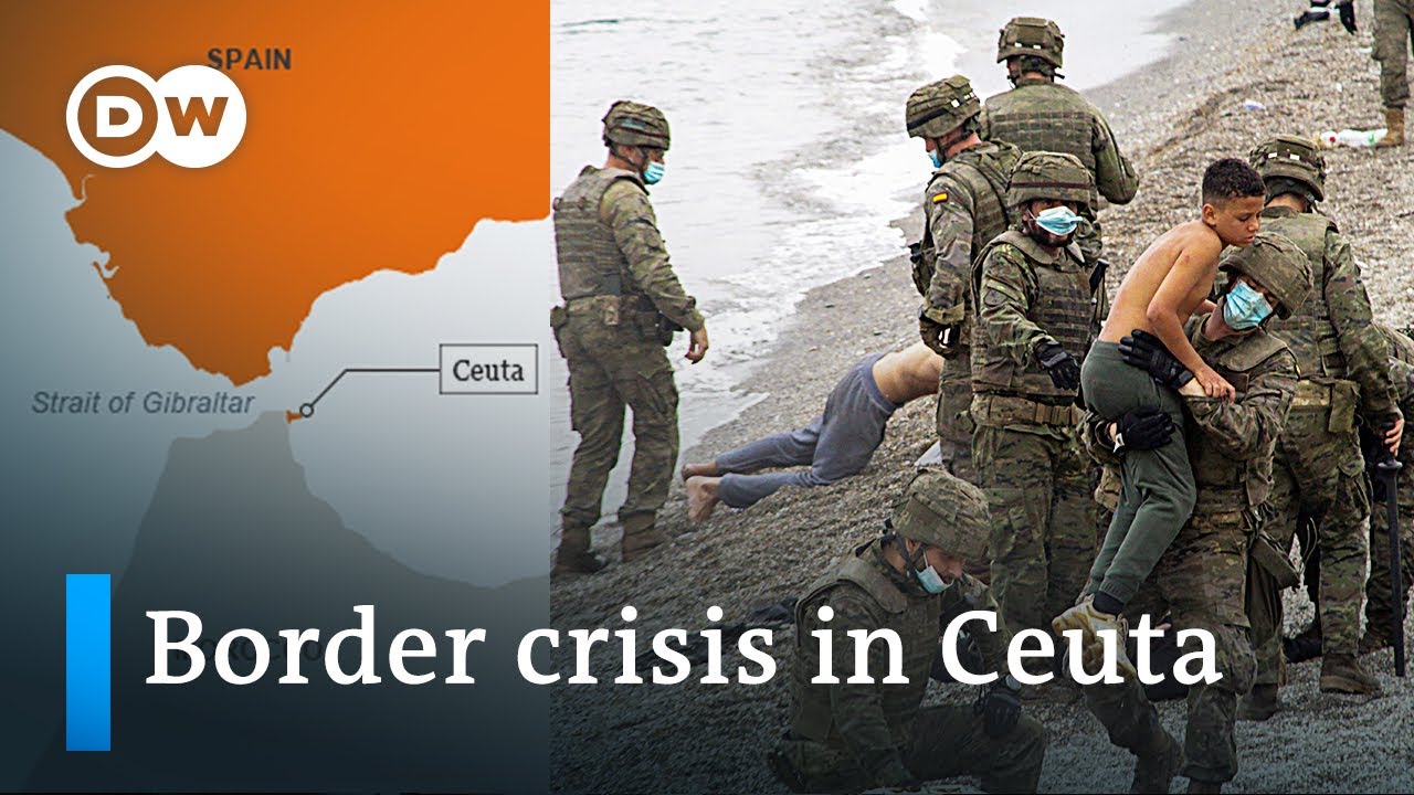 Spain calls military for assistance as thousands of migrants enter the enclave of Ceuta | DW News