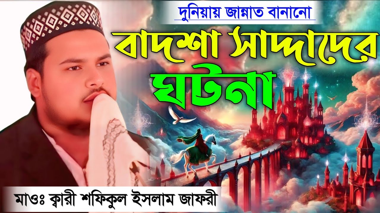বাদশা সাদ্দাদের ঘটনা//মাওঃ ক্বারী শফিকুল ইসলাম জাফরী ওয়াজ//Maulana Safikul Islam Jafari New Waz