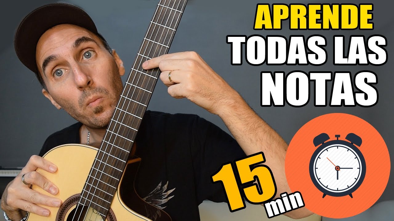 El mejor truco para aprender a tocar TODAS LAS NOTAS de la guitarra en solo 15 minutos!