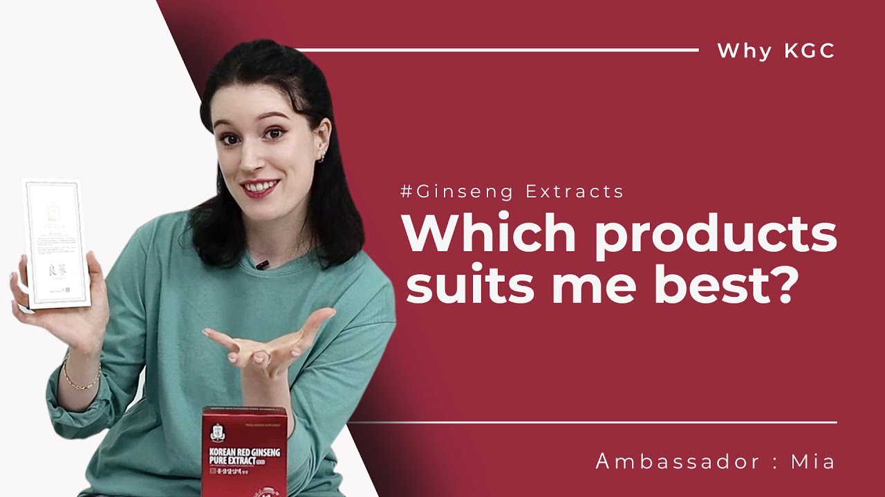 Which Korean Ginseng product suits me best? #GINSENG