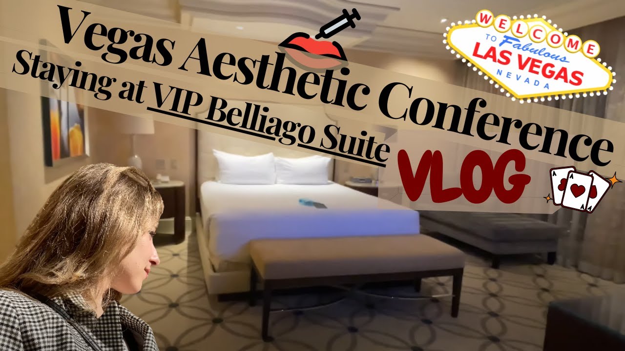 What I did in Las Vegas Vlog - staying in VIP suite at Belliago Hotel for a conference
