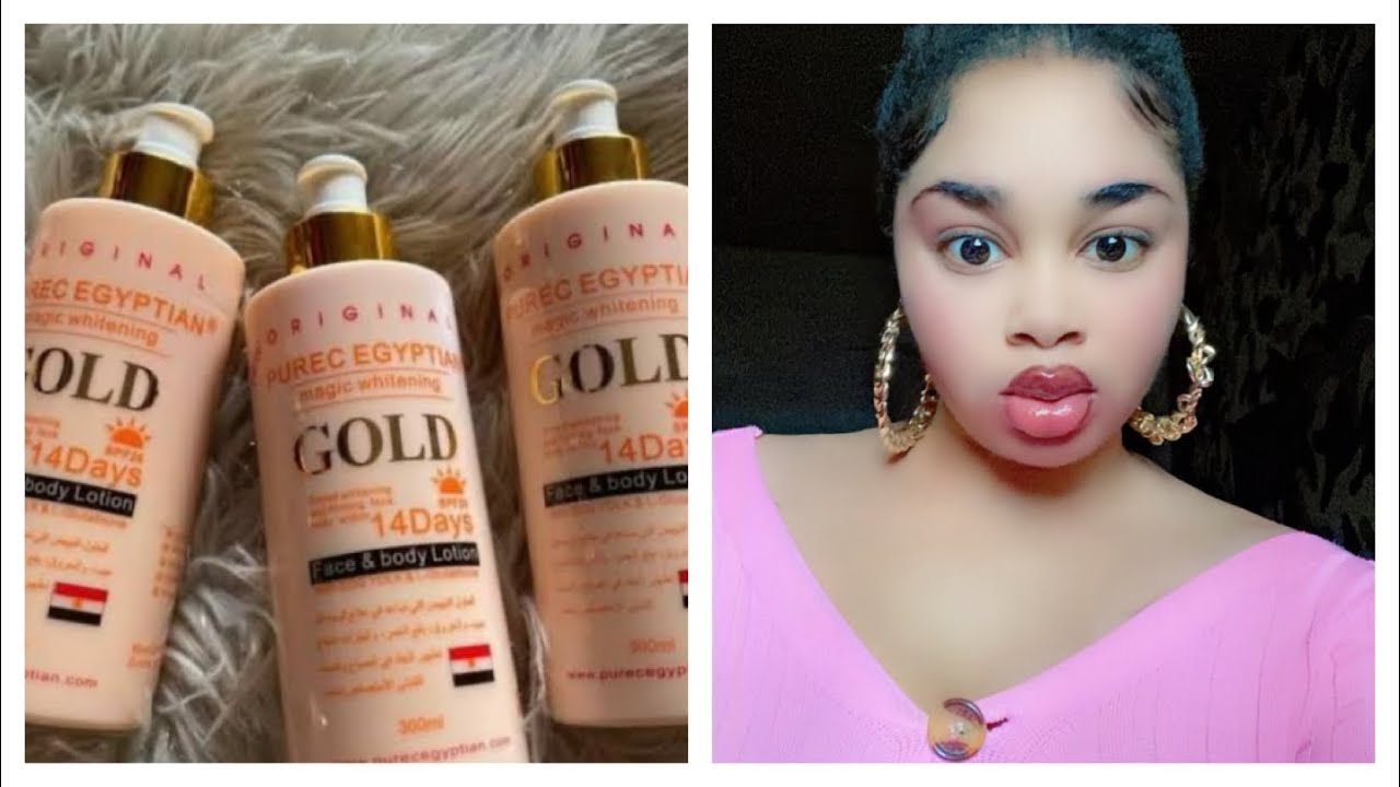 Purec Egyptian magic whiting gold lotion/how to use to avoid skin issues.