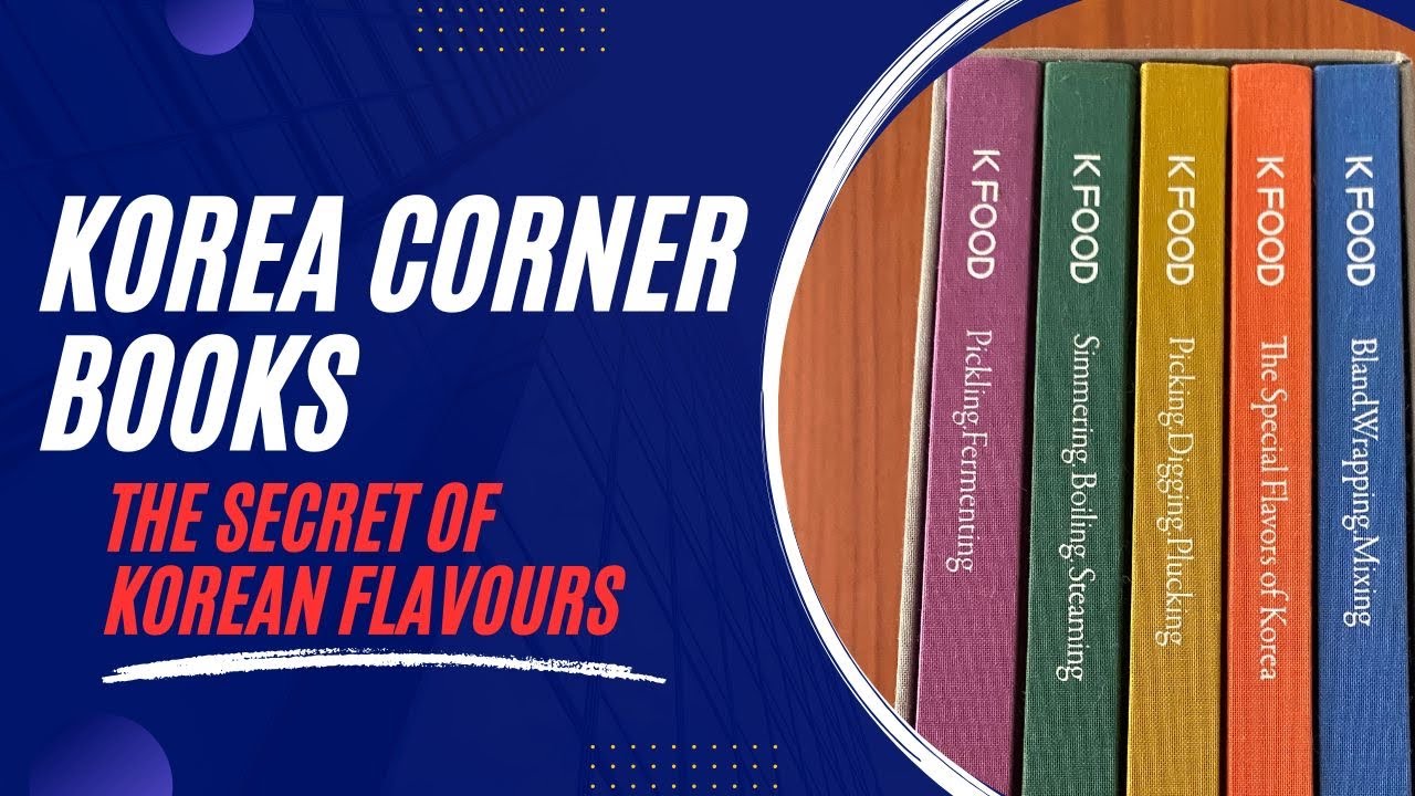 KOREA CORNER BOOKS ( the secret of Korean flavors #kfood