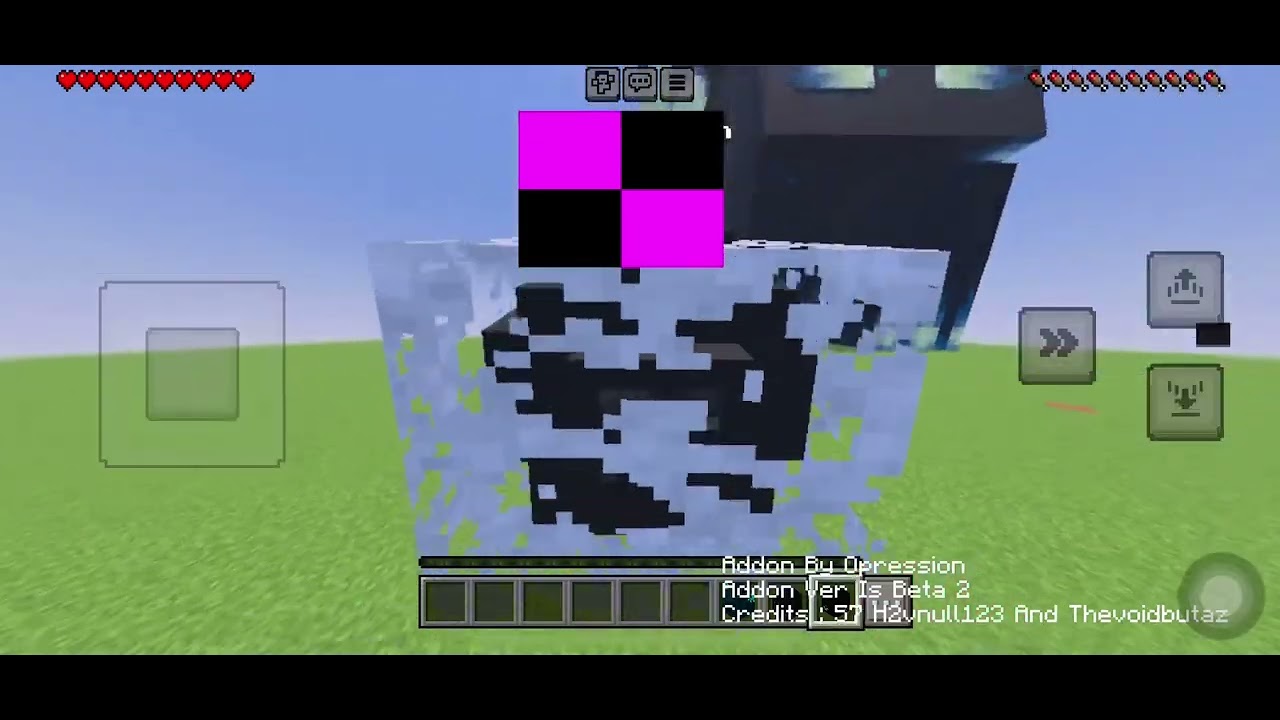 Warden Titan vs Witherzilla bedrock
