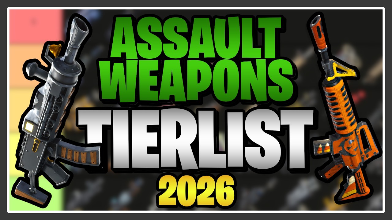 2026: Рейтинг ВСЕХ ШТУРМОВЫХ ВИНТОВОК в Fortnite Save the World!