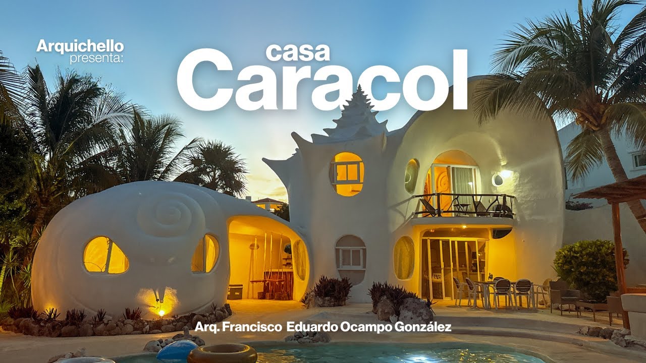 ¿vivirías en un caracol en medio de una isla? - Casa Caracol, Isla Mujeres