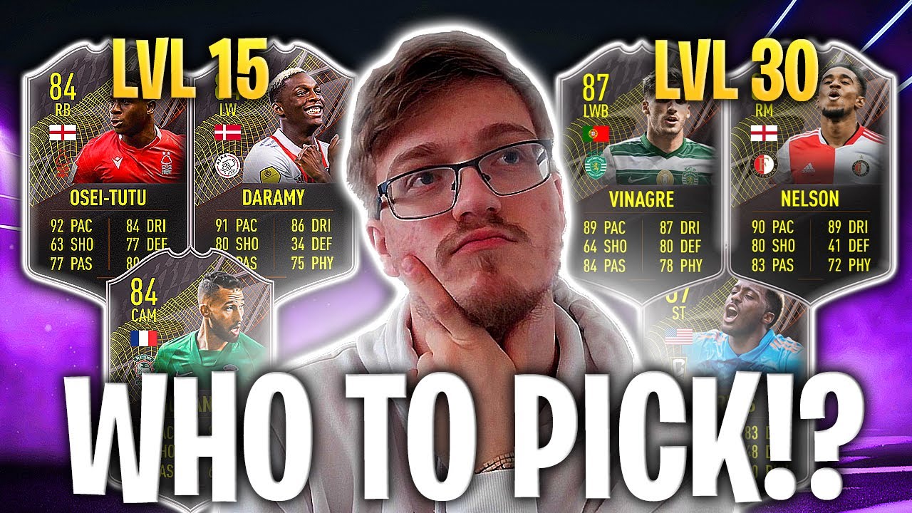 FIFA 22 SEASON 4 WHICH LEVEL 15 & 30 STORYLINE OBJECTIVE PLAYER TO PICK! - ULTIMATE TEAM