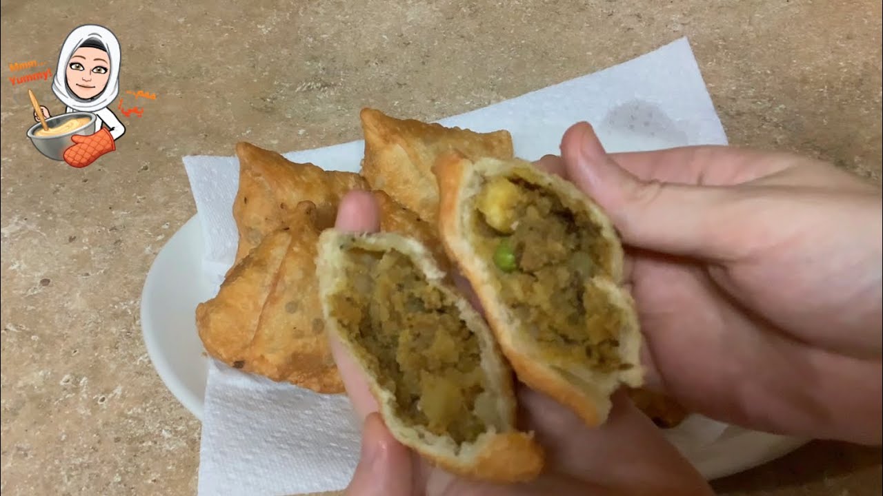 Indian Potato and Peas Samosas - Quick and Easy! ⏱😋