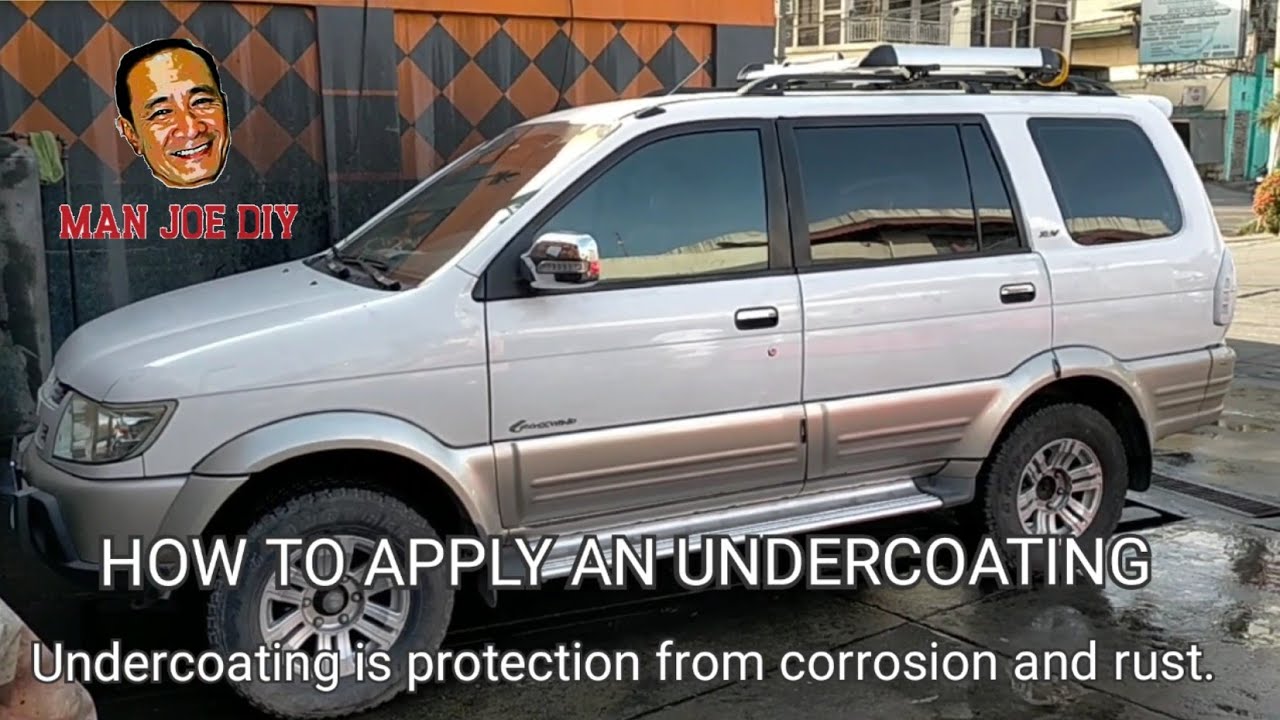 RUSTPROOF UNDERCOATING A CAR