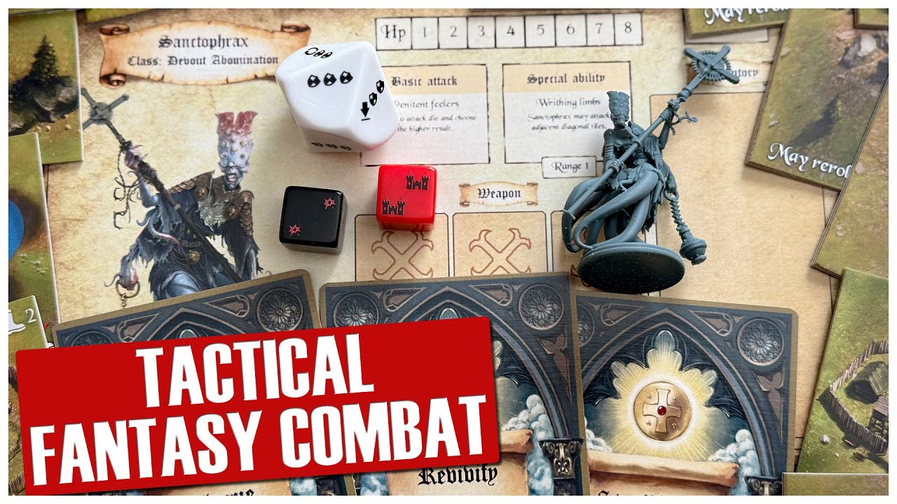 Relic Wars First Look & Overview | Fantasy Tactical Combat Board Game | Flying Pig Games