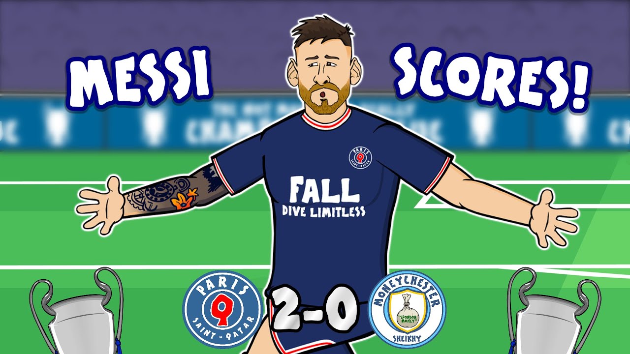 💥MESSI scores against MAN CITY!💥 (2-0 Champions League 2021-22 PSG Goals Highlights Gueye)
