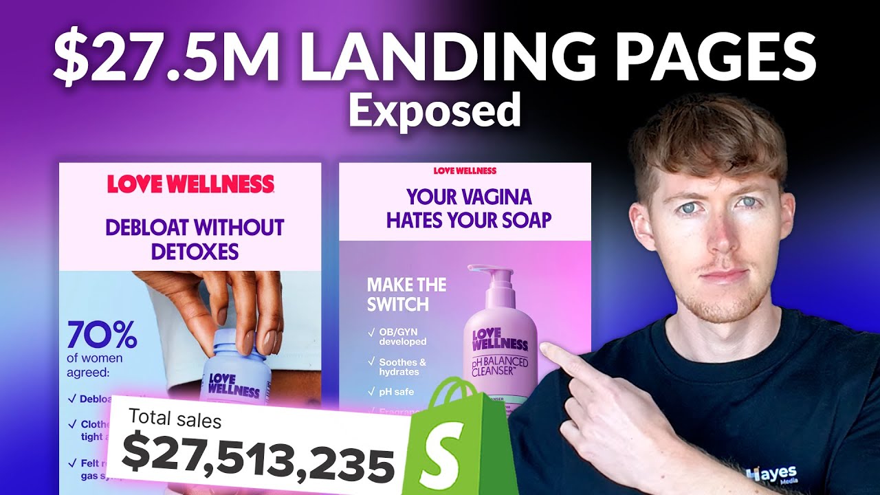 $27,500,000/year on Shopify | Crazy Simple Landing Page Strategy
