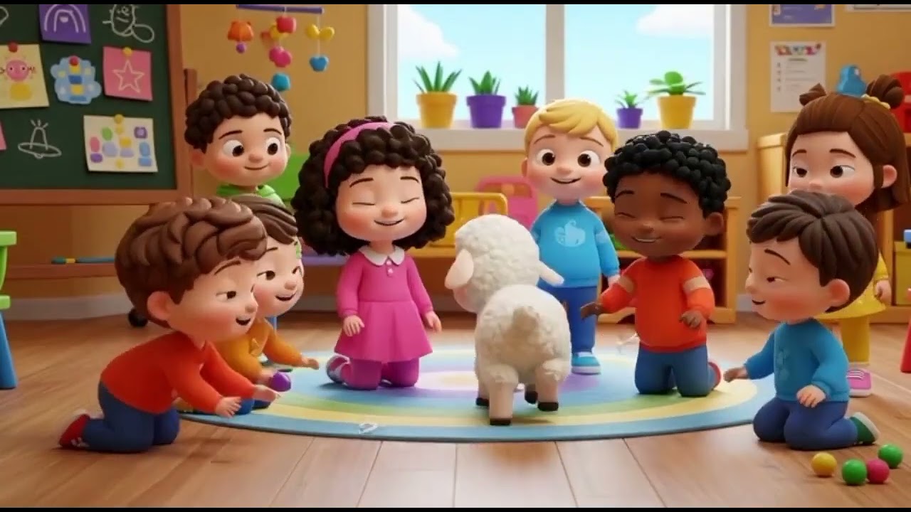 Mary has a little lamb kids tunes fun nursery rhymes