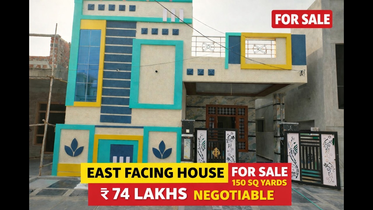 NEW INDEPENDENT FOR SALE EAST FACING 150SQ YARDS{27*50} | KUNDANAPALLY