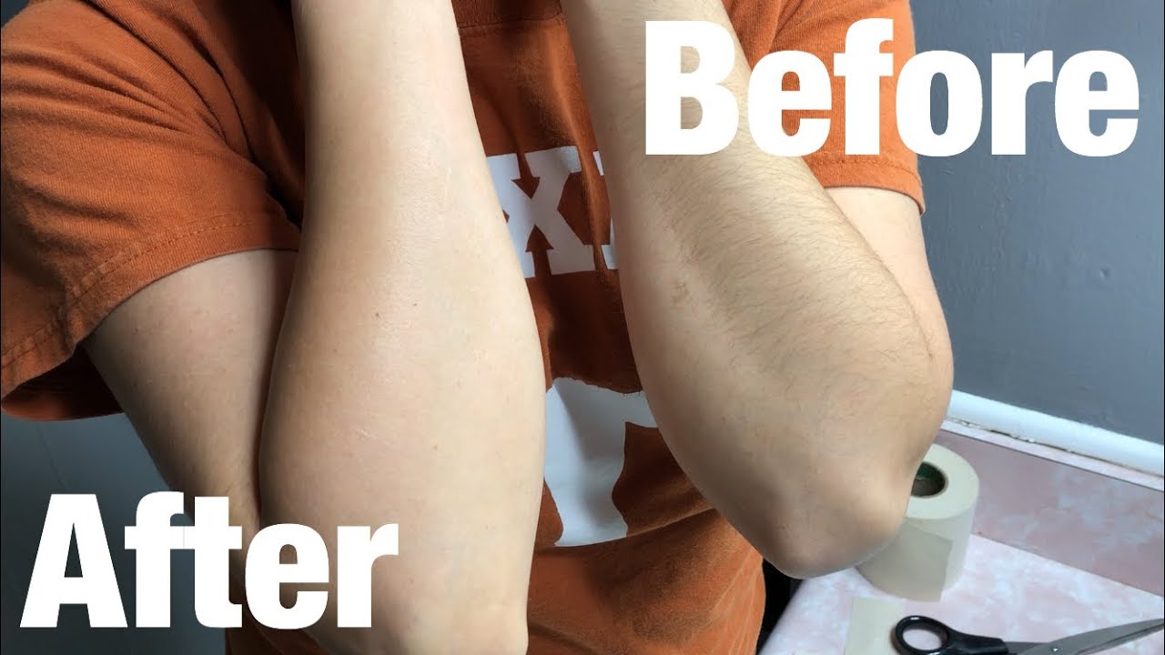 Waxing my arms for the first time!!!