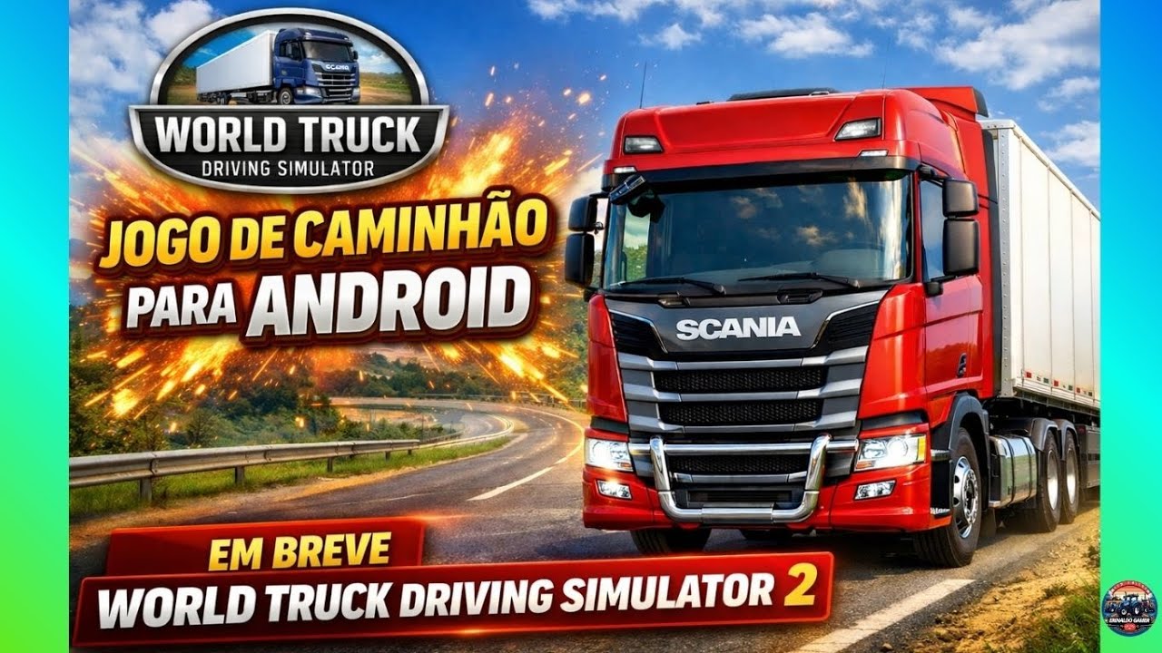 Gameplay Do Jogo de 👉🚚Caminhão Incrível para Android! World Truck Driving Simulator, em breve wtds2