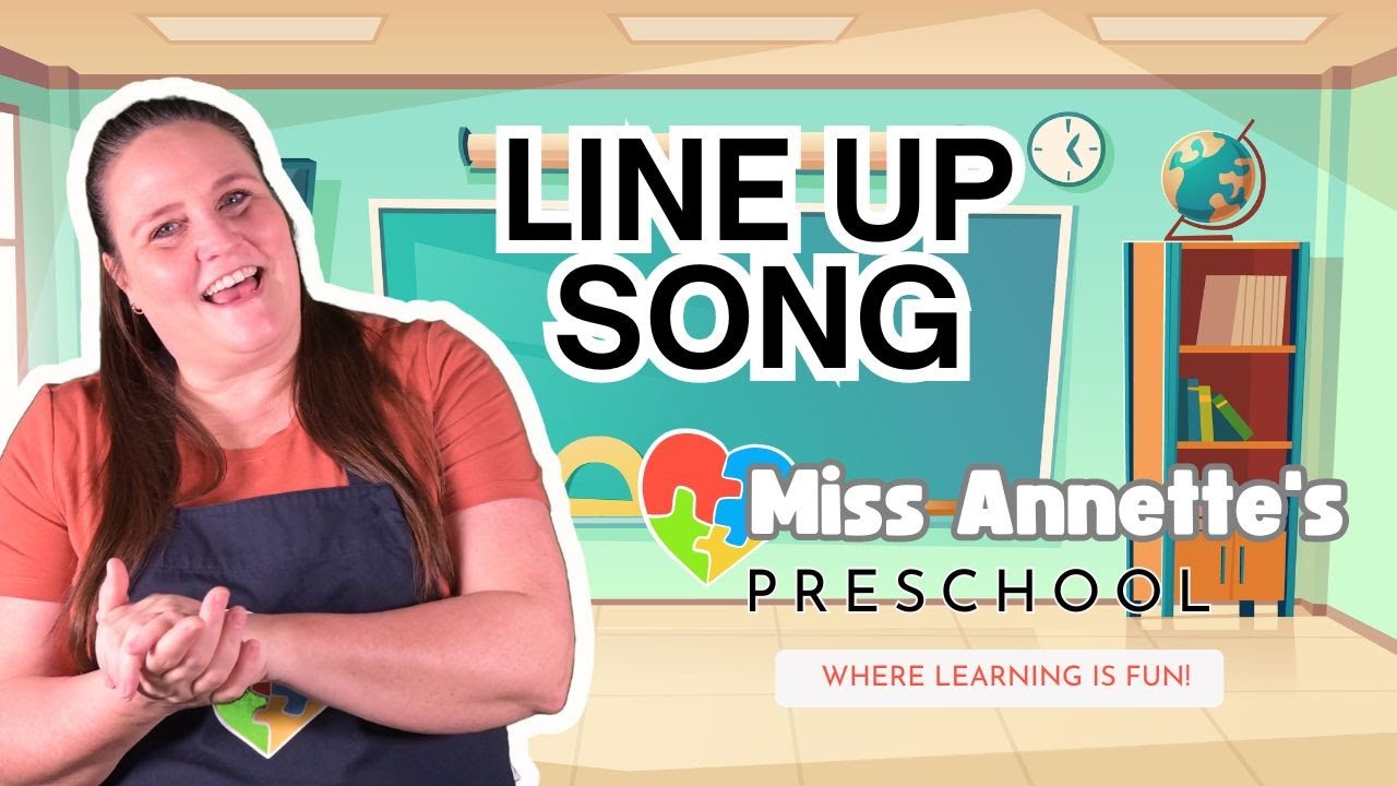 Line Up In A Row Song for Preschoolers & Kindergarteners - Songs for Kids - Teacher Resources