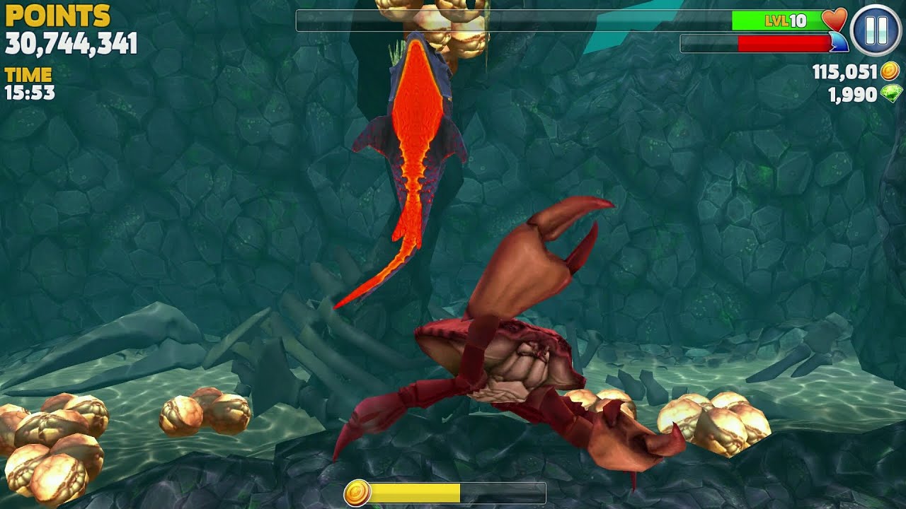 Hungry Shark Evolution Pyro Shark Android Gameplay #7