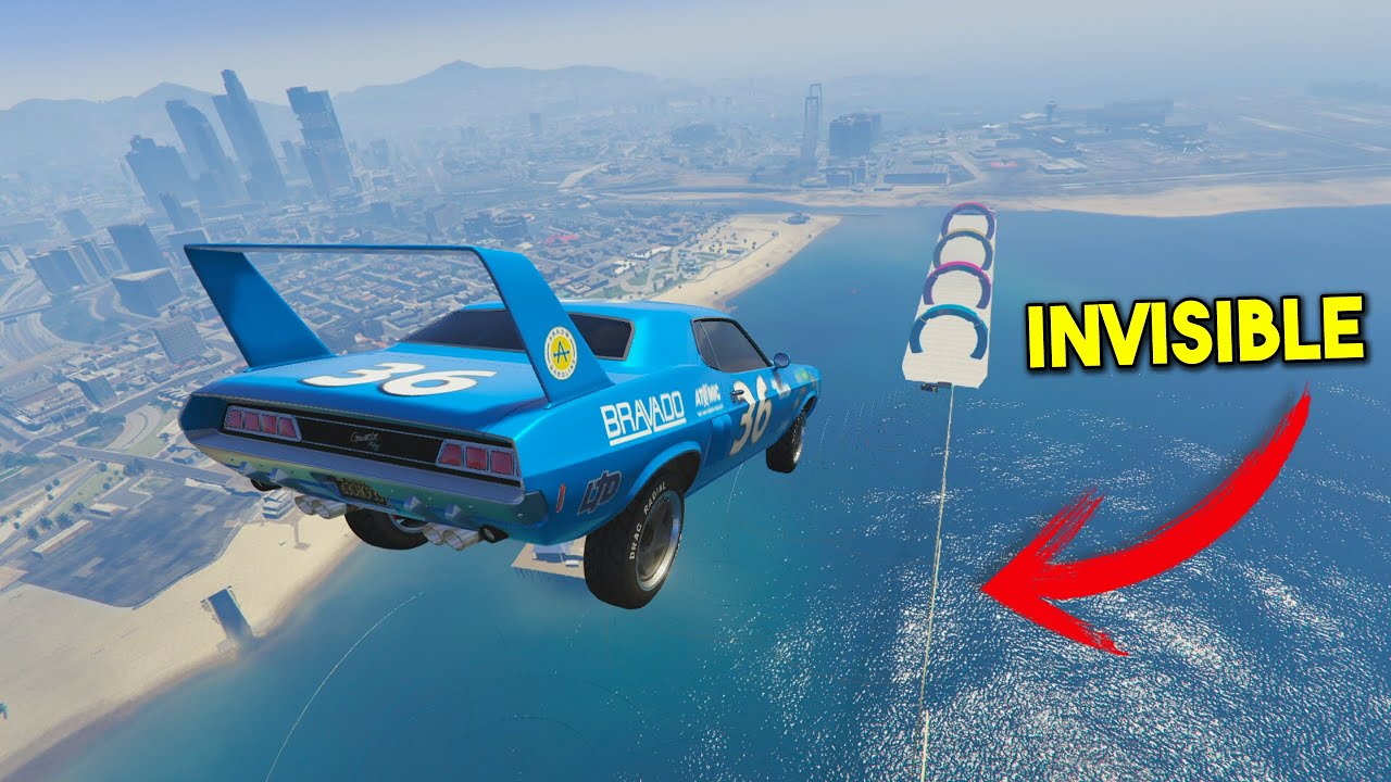 MEGA RAMPA 5.000% IMPOSIBLE! ES INVISIBLE!! - GTA V ONLINE