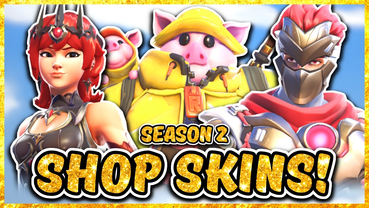 Overwatch SEASON 2 Shop SKINS & ITEMS (Rainy Day, Genji Mythic Weapon, AND MORE!)