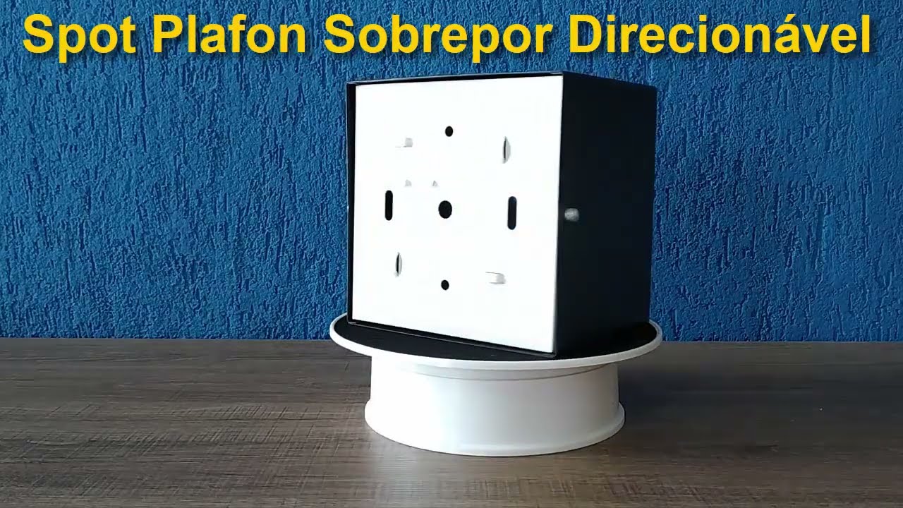 Spot Plafon Sobrepor Direcion&aacute;vel