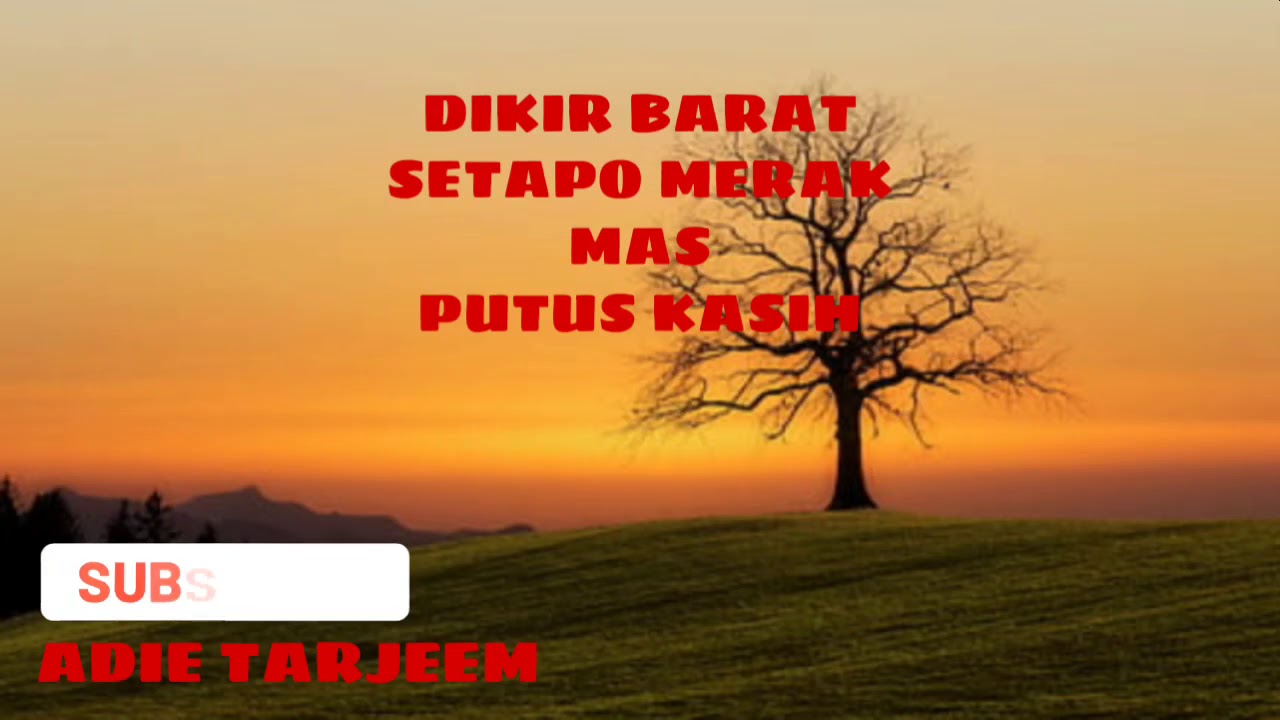 Dikir Barat Setapo Merak Mas: Putus Kasih