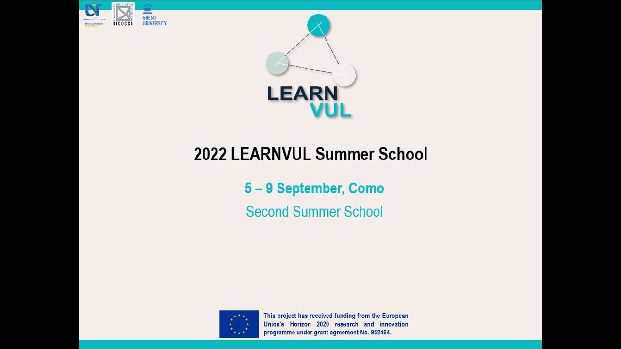 H2020 LEARNVUL Summer School 2022. Skin Conductance and Heart rate -psychophysiological measurements