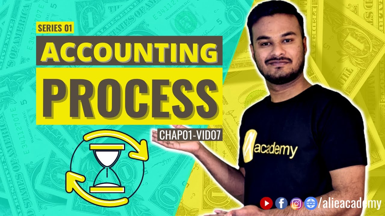Accounting Process | Accounting Cycle Complete Explanation | Series 01: Chap01-Vid07 | Ali eAcademy