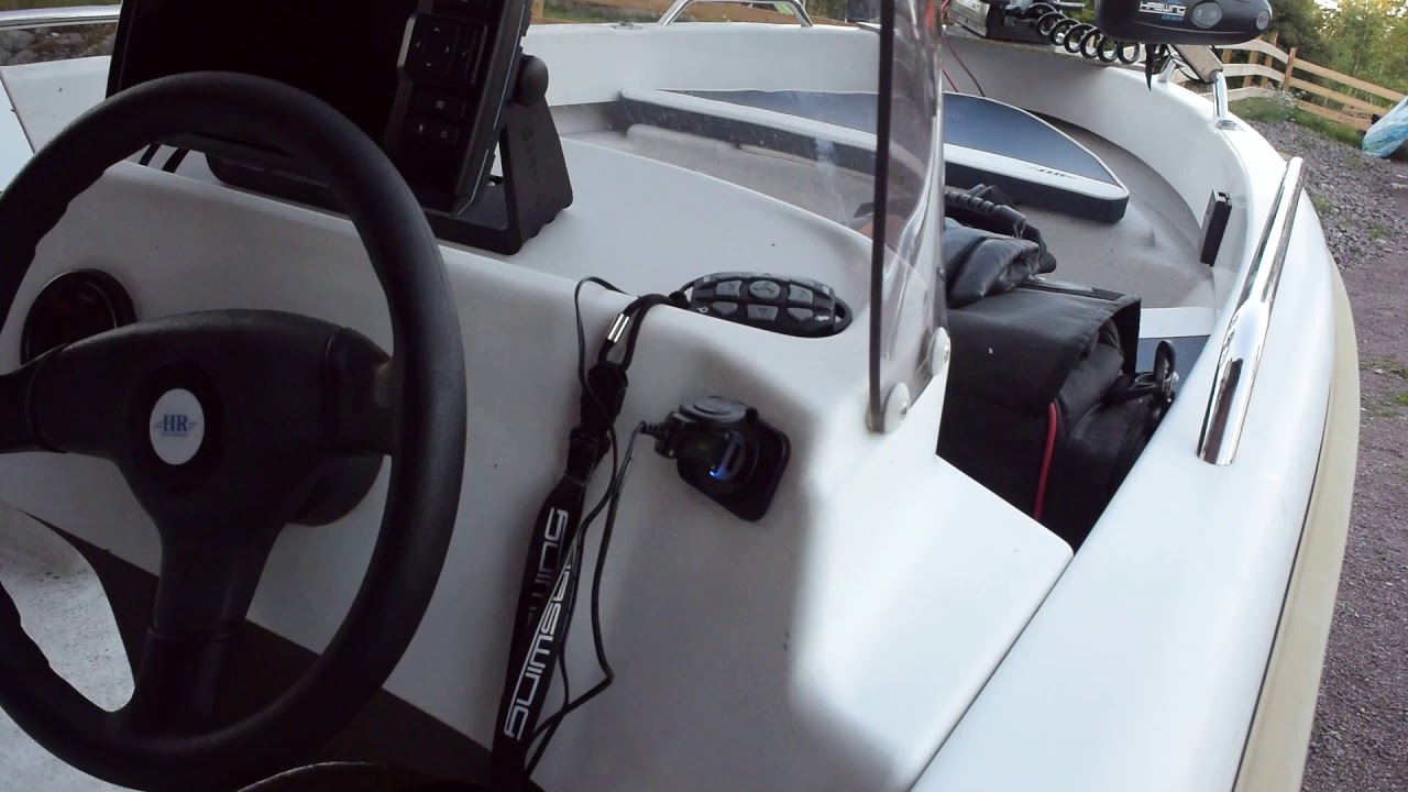 Visar våran nya båt!  HR 435