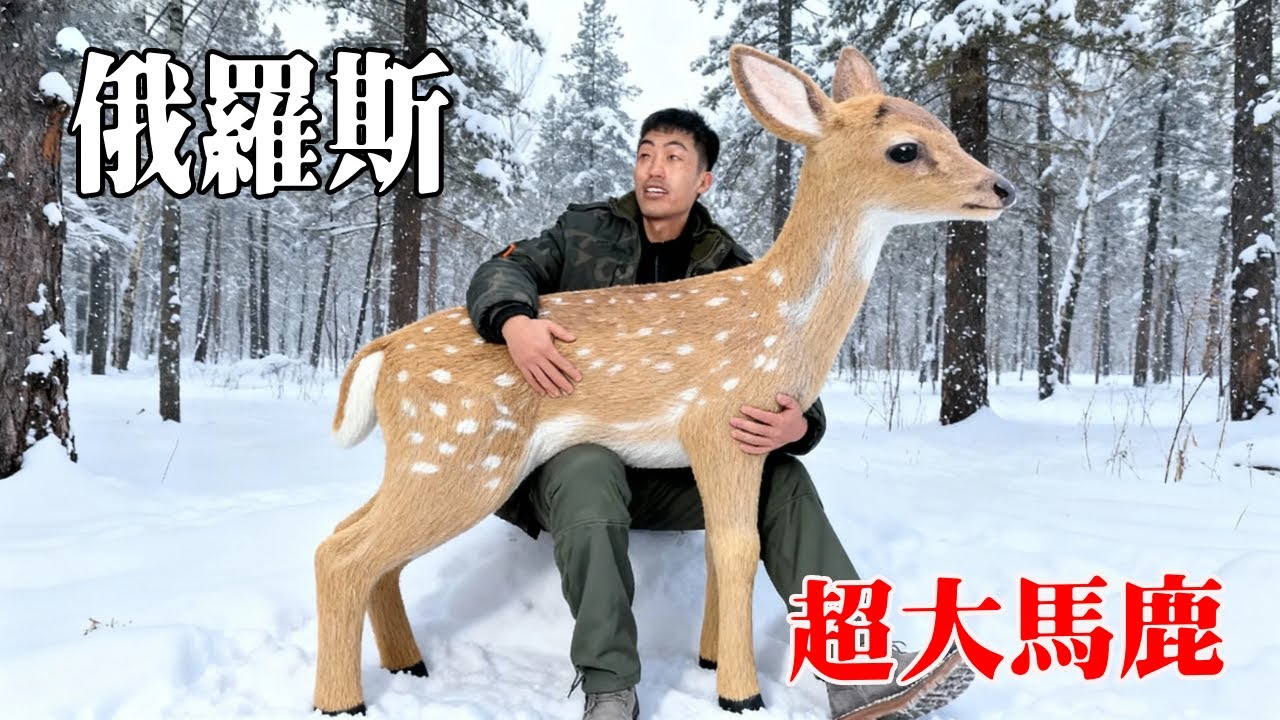 前往俄羅斯遠東原始叢林，準備開始一次以狩獵為主的生存探索，成功狩獵到一頭马鹿！【戶外小北哥】