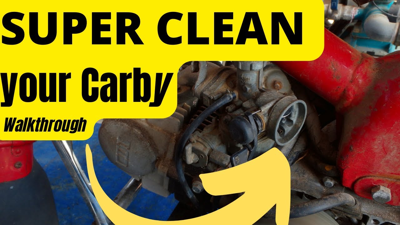 SUPERCLEAN your Carbs - Honda Postie Bike