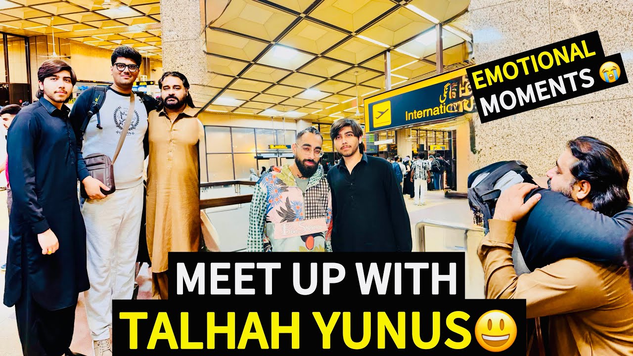 My brother went to Germany everyone got super emotional 🥹 Meetup with TALHAH YUNUS😃