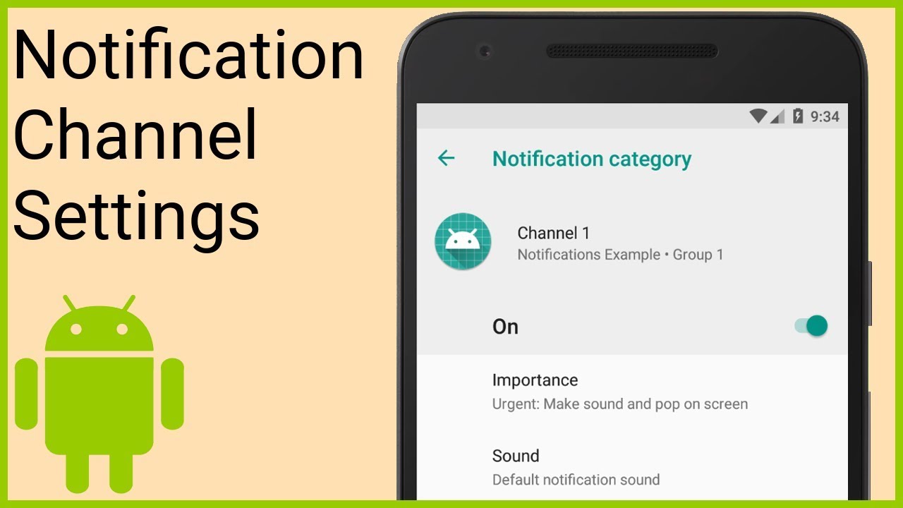 Notifications Tutorial Part 9 - NOTIFICATION CHANNEL SETTINGS - Android Studio Tutorial