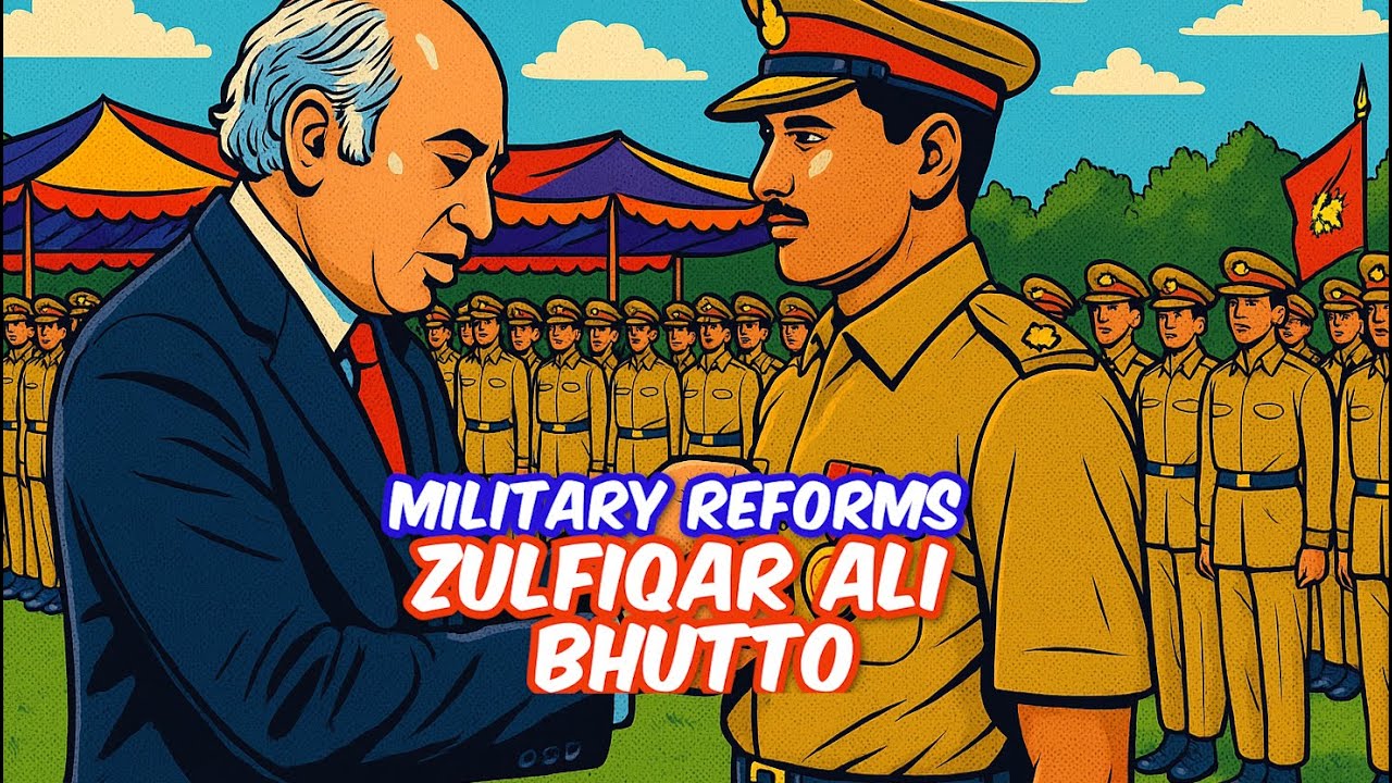 Military Reforms Of Bhutto |Digital Comics| O'levels |Pak studies 2059