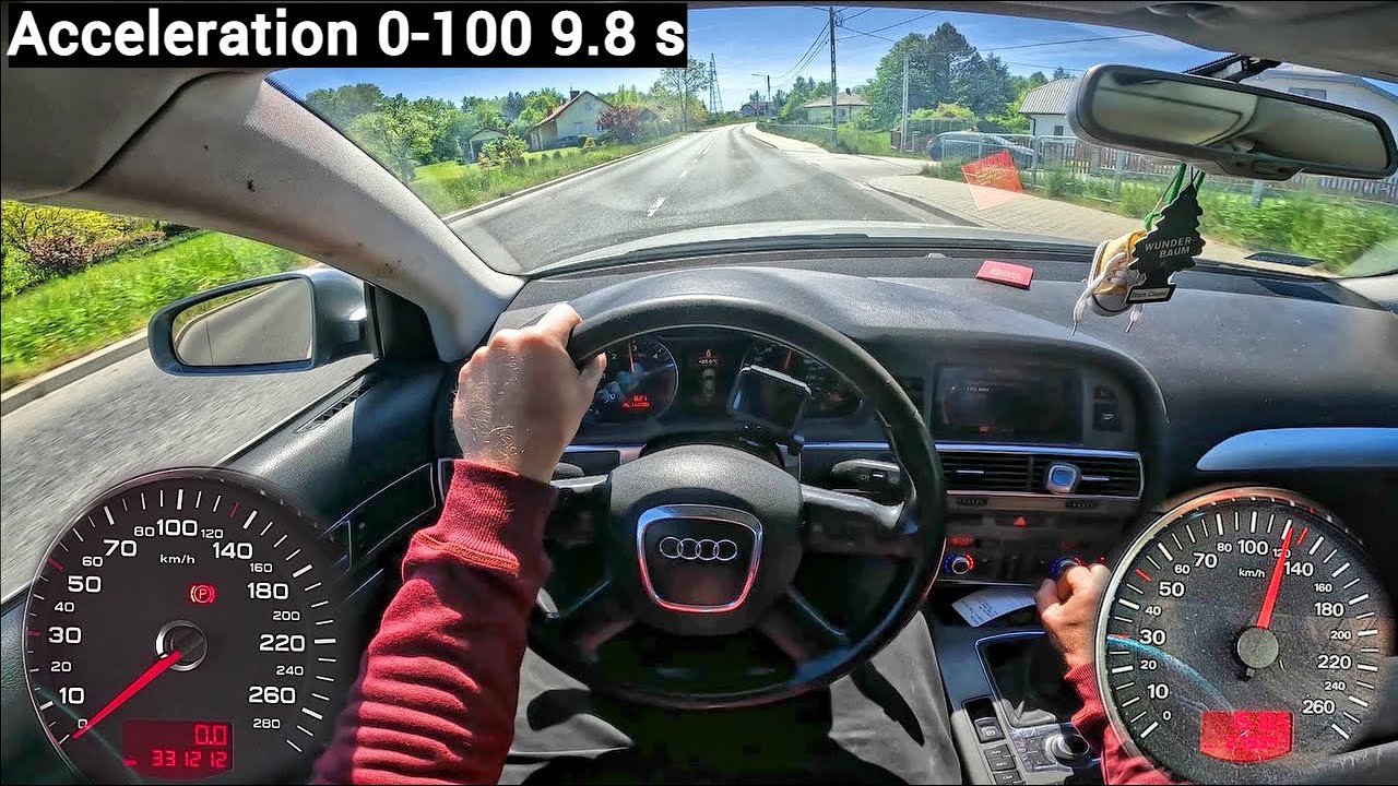 Audi A6 C6 TDI /140 HP/ POV Test Drive #43